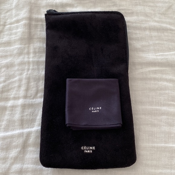 Celine Tortoise Shell Sunglasses with Gold Accent - Picture 5 of 6